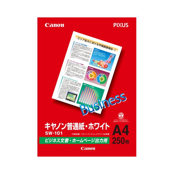 (まとめ) キヤノン 決まりきった紙・白いことSW-101A4 A4 6614A001 1冊(250枚)  【×30仕かける】 パソコン・周辺機器-その他-コピー用紙・印刷用紙