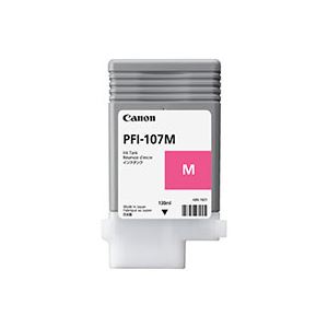 キヤノン インキ貯蔵タンク PFI-107染め料マゼンタ 130ml 6707B001 1個
