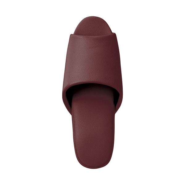 手数料安い 楽天市場 まとめ 抗菌ビニールレザー調スリッパ 前開き ダークワイン 10足 3セット 送料込 生活雑貨のお店 Vie Up 楽天1位 Alfalamanki Com