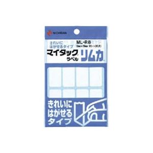(まとめ) ニチバン マイタック ラベルリムカ 18×50mm ML-R8 1セット(800片：80片×10パック) 【×5セット】