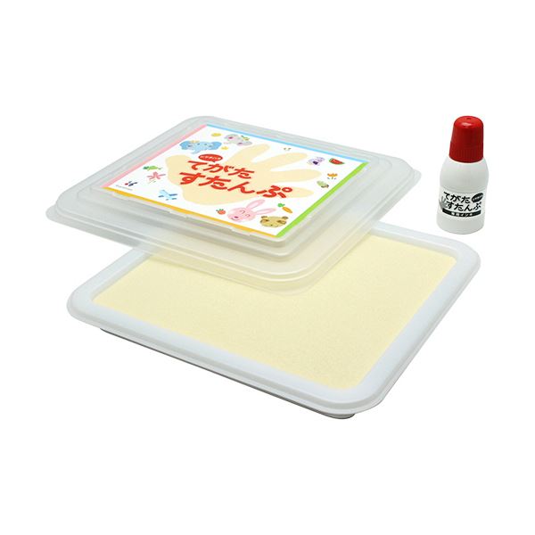 (まとめ)シヤチハタ てがたすたんぷセット ピンクHT-AS-P 1パック【×5セット】
