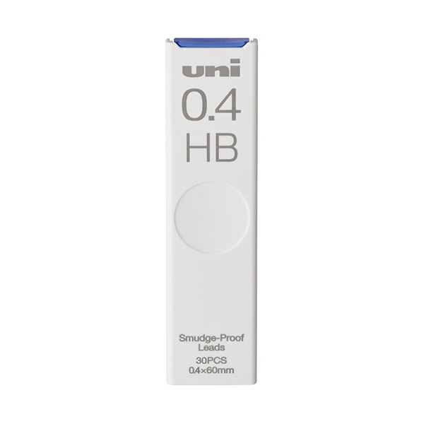 (まとめ) 三菱鉛筆 シャープ替芯 ユニ 0.4mm HB ULS0430HB 1個(30本) 【×50セット】