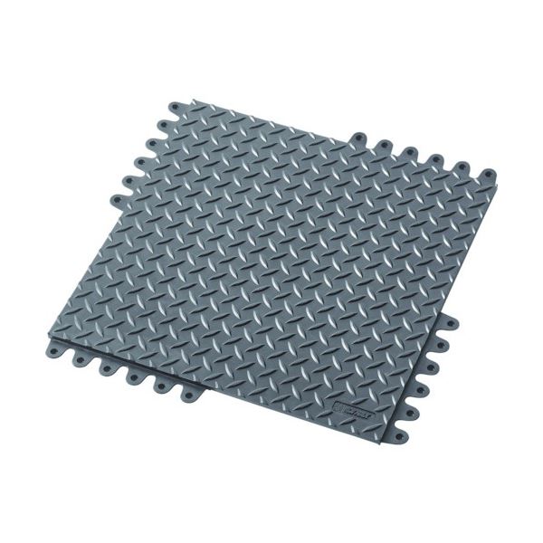 CHECKERS NOTRAXモジュラー式 引っ敷き ディーフレックス 耐油手合い 約450×450粍 黒いこと 572S1818BL 1枚