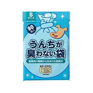 (まとめ)うんちが臭わない袋BOSペット用S90枚【×5セット】
