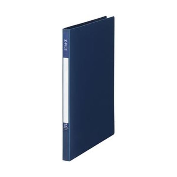 （まとめ）TANOSEE Z整理保存用具（生まれ変わりPP上表紙）A4タテ 100枚受けいれる 背幅17粍 インディゴブルー 1仕かける（10冊）【×10仕かける】 その他-ファイル・バインダー