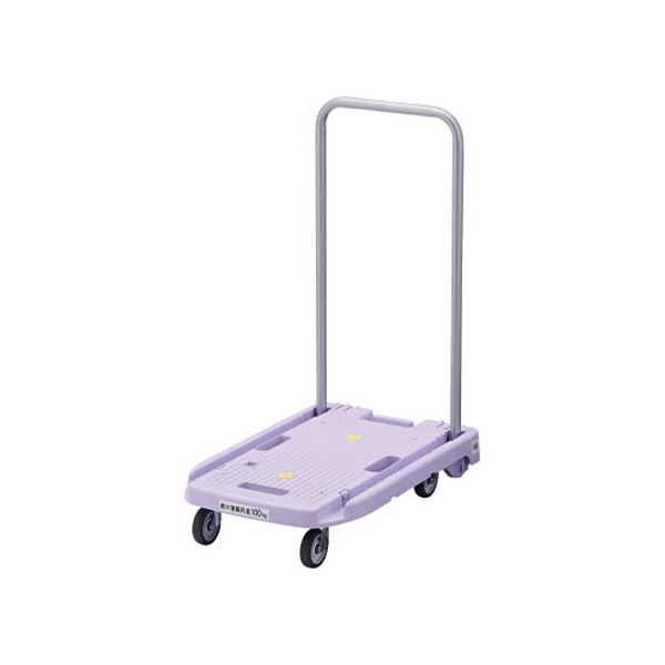 TRUSCO 小型脂手押し車 こまわり君 省音G拷問台 600mm×390粍 パープル MP-6039N2-PU 1台 成し遂げる品