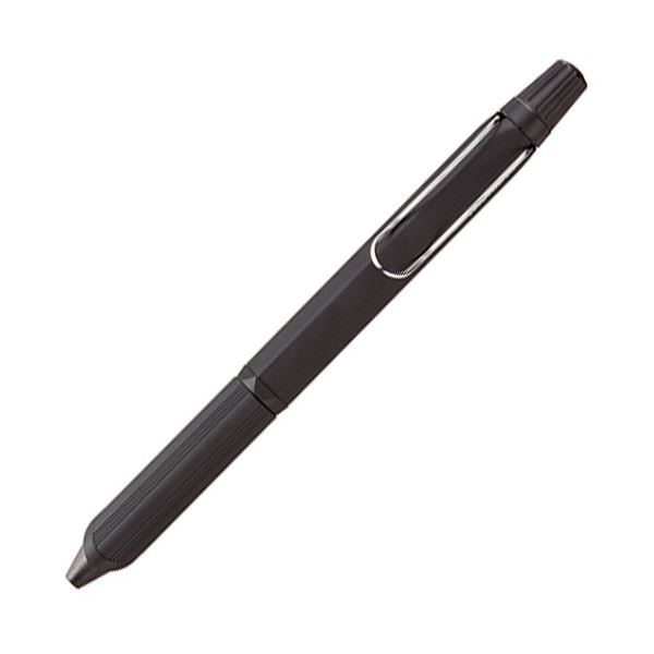 (まとめ) 三菱鉛筆 ジェット機流れ 外辺部3 3色ボールペン 0.28粍 (軸色：黒いこと) SXE3250328.24 1本 【×3仕掛ける】 その他-筆記具