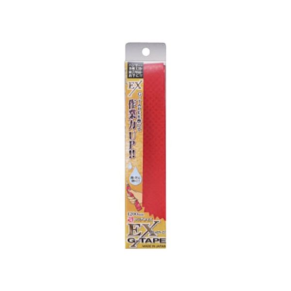 (まとめ) 須佐製作所 王将 EXG-TAPE 赤 033913 1本 【×5セット】
