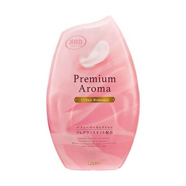 （まとめ）エステー おお座敷の消臭力 PremiumAroma アーバンロマンス 400ml 1仕掛ける（3個）【×10仕掛ける】 日用消耗品-日用品雑貨・文房具・手芸