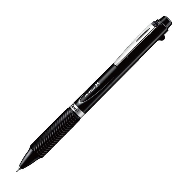 (まとめ) ぺんてる エナージェル 多機能ペン2+S（軸色：ブラック） XBLW355A 1本 【×30セット】