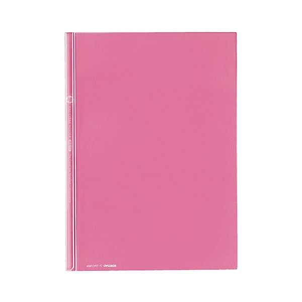 （まとめ）コクヨ レールクリヤーホルダー（カラーズ）PET A4タテ 20枚収容 桃 フ-TPC760P 1セット（5冊）【&times;10セット】｜生活雑貨のお店！Vie-UP