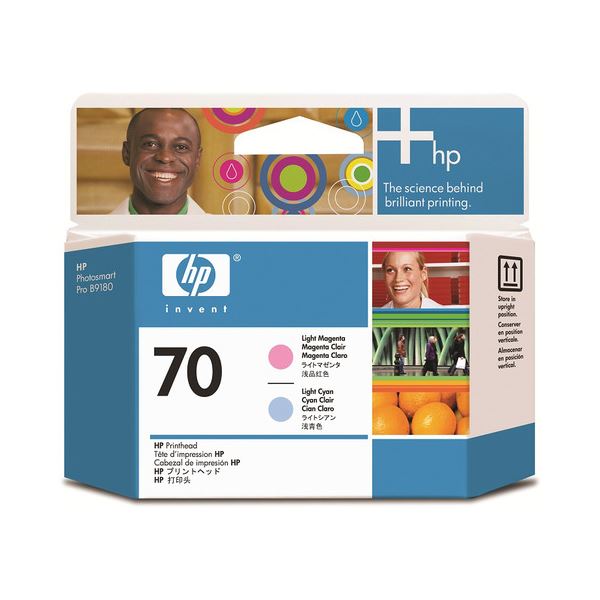 (まとめ) HP70 刷り上げる上端 ライトマゼンタ／ともし火シアン C9405A 1個  【×10仕掛ける】