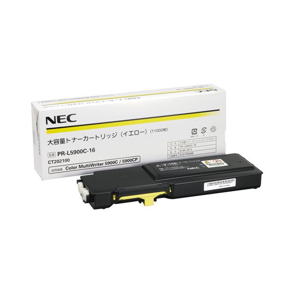 人気色 NEC 大容量トナーカートリッジ イエロー PR-L5850C-16 1個