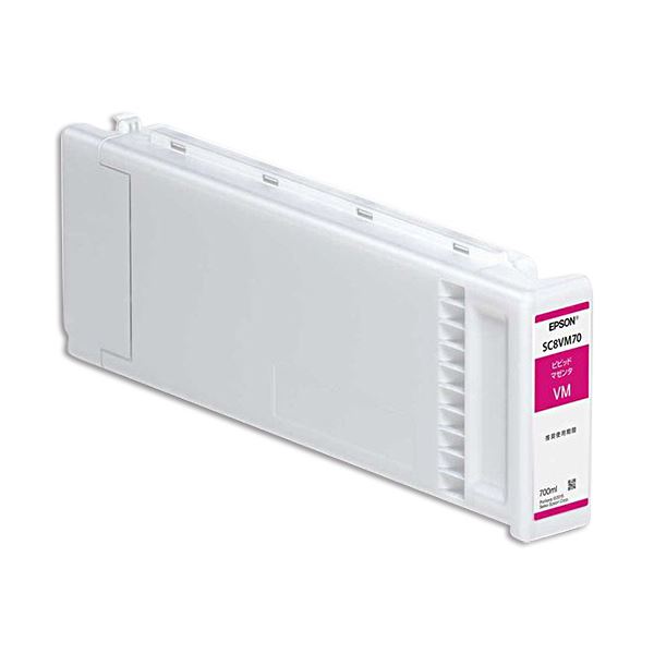 エプソン インクカートリッジビビッドマゼンタ 700ml SC8VM70 1個