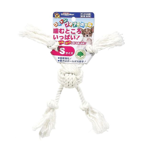 (まとめ)ドギーマンコットンフォアーボール S 送料込!