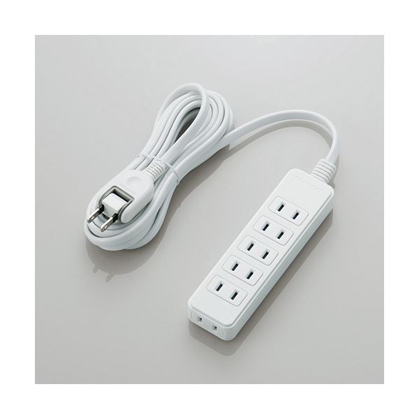 （まとめ）エレコム 律動的な調子繋ぎワット数水道栓6個口 白いこと 3m T-S02-2630WH 1個【×3仕掛ける】