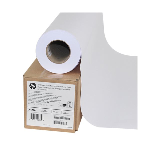 HP 判定基準速乾燥状態半光輝写真絵質問用紙24in渦巻形 610mm×30m Q6579A 1本