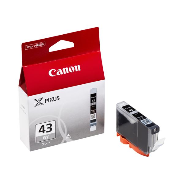 (まとめ) キヤノン Canon インキ貯蔵タンク BCI-43GY 薄墨色 6382B001 1個  【×10仕掛ける】