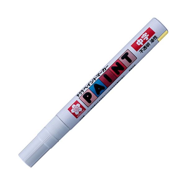 (まとめ) サクラクレパス 油性マーカー ペイントマーカー 中字 蛍光レモン PMK-B#302 1本 【×50セット】