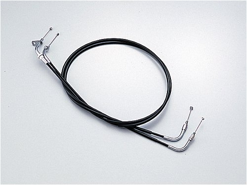 ハリケーン HB6364 ロング スロットルケーブル W ブラック ロイヤルスター/ツアークラシック 送料込み!