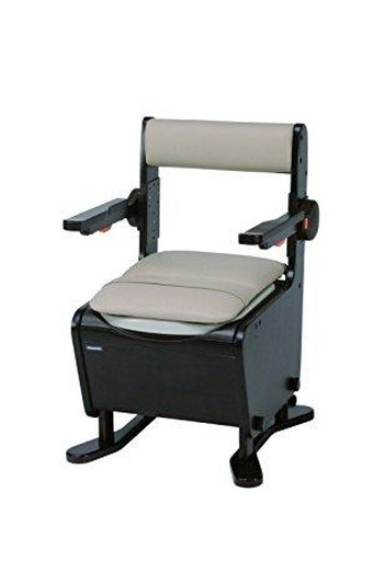 家具調室内用便器＜座楽＞はねあげ(PN-L23406 可塑性物質便座) 介護用品-医薬品・コンタクト・介護-失禁用品・排泄介助用品