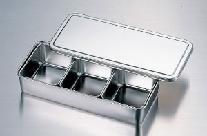 1701802  AG18-8中型調味料入3ヶ入横長  貨物輸送込み！