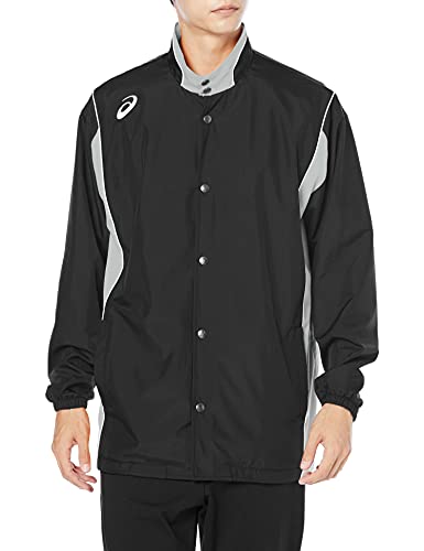 asics(アシックス )　ウォームアップジャケット　K/MｼﾙﾊﾞｰS