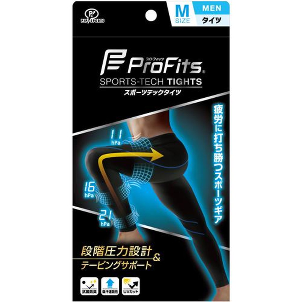 プロ フィッツ 1足 MEN Mサイズ スポーツテックタイツ プロフィッツ 全品送料0円 スポーツテックタイツ