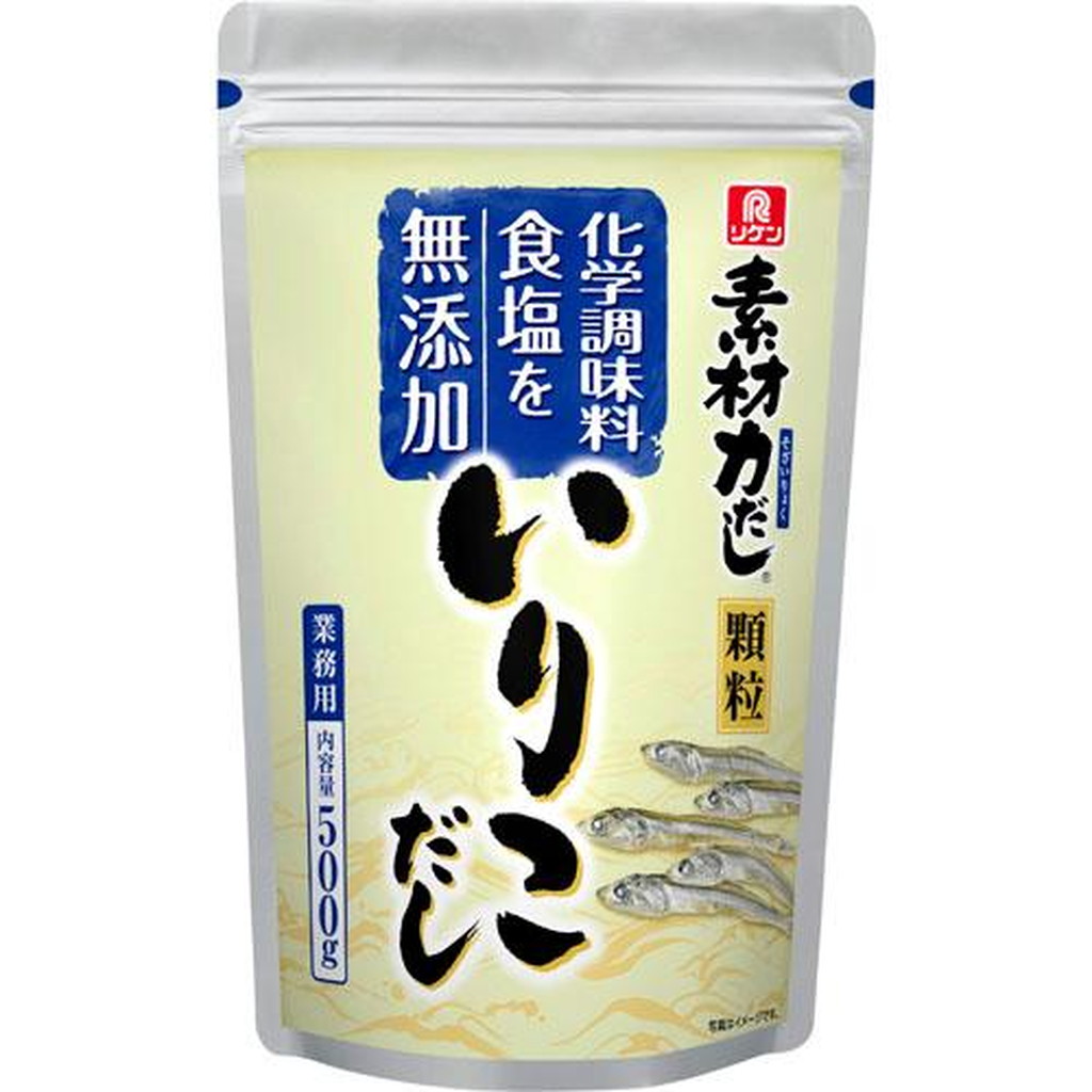 21 リケン 素材力 いりこだし 顆粒 業務用 500g 北海道 沖縄 離島は別途送料