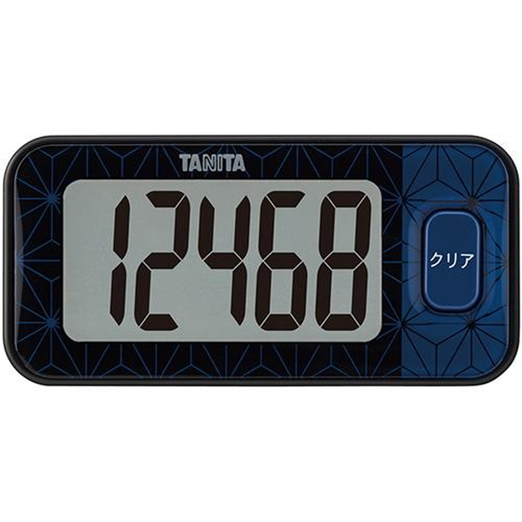 市販 タニタ 3Dセンサー搭載 歩数計 ブルーブラック FB-740-BK 1台 www.maxxbox.