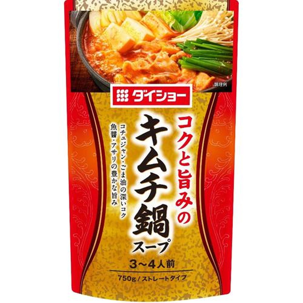 宅配便配送 ダイショー キムチ鍋スープ 750g