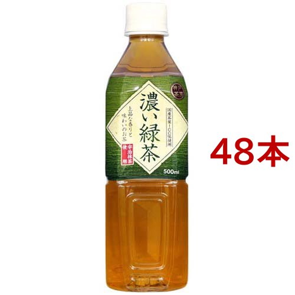 セール 登場から人気沸騰 神戸茶房 濃い緑茶 PET 500ml 48本入 北海道 沖縄