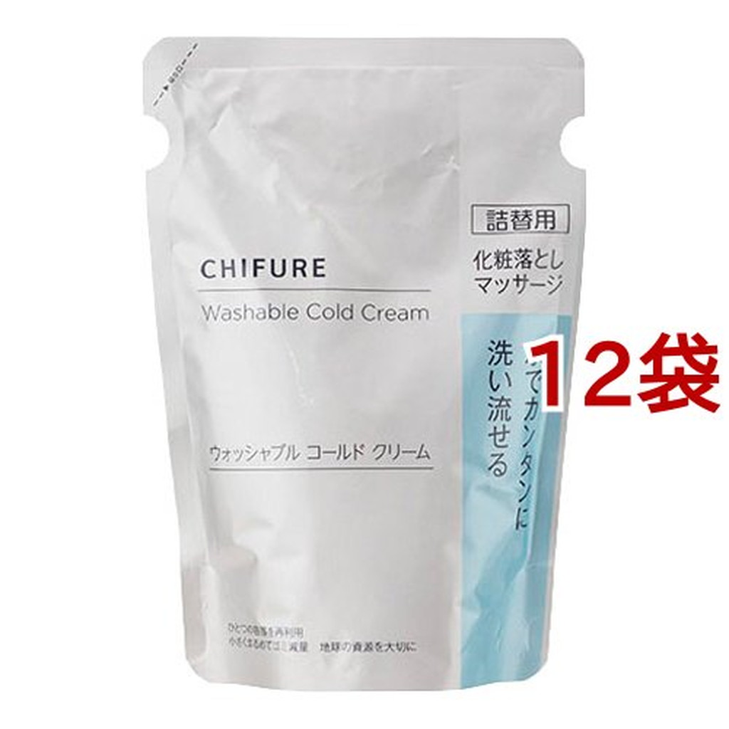 ちふれ ウォッシャブルコールドクリームN 詰替用(300g*12袋セット)【ちふれ】