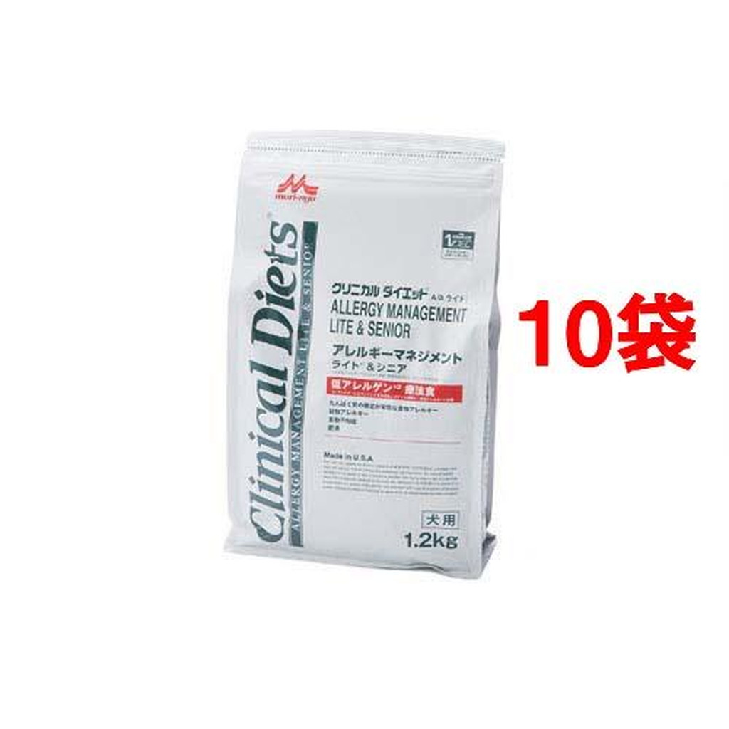 16016円 最大85％オフ！ クリニカルダイエット アレルギーマネジメント ライト シニア 1.2kg 10袋セット 北海道 沖縄 離島は別途送料