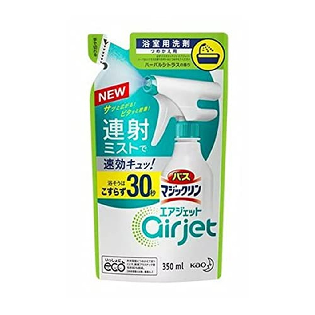 メーカー公式 エアジェット バスマジックリン 350ml お風呂用洗剤 ハーバルシトラス つめかえ用 日用消耗品