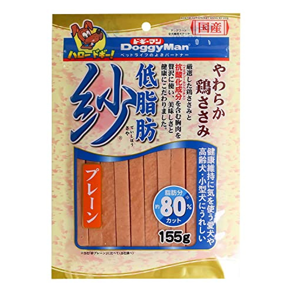 ドギーマン 低脂肪 紗 プレーン(155g*36袋セット)