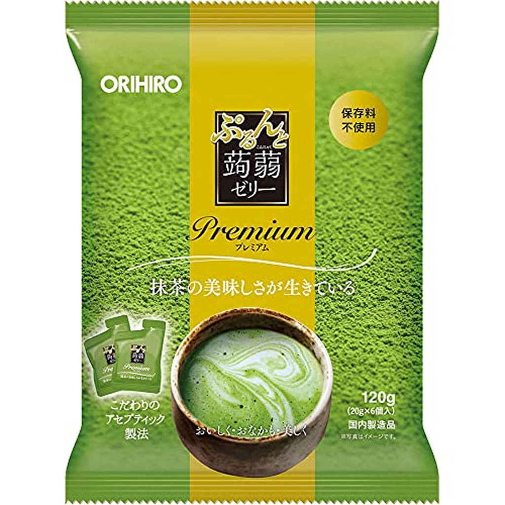 市場 ぷるんと蒟蒻ゼリープレミアム 6個入 24袋セット 抹茶 20g