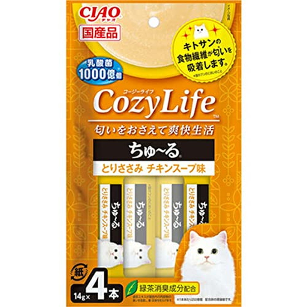 卸し売り購入 CIAO Cozy Life ちゅ る とりささみ チキンスープ味 14g 4本入 48袋セット fucoa.cl