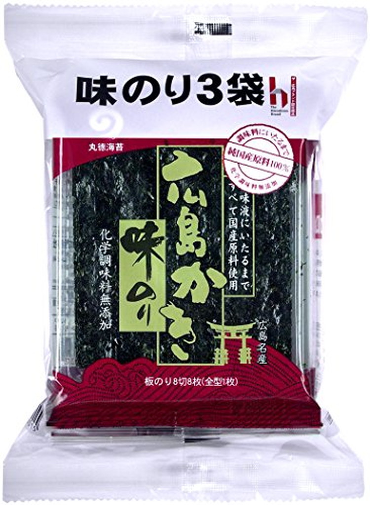 品質は非常に良い 無添加 韓国海苔 8切40枚 ×3袋 120枚日本国内で味付加工