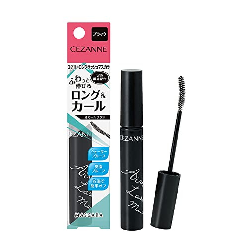 セザンヌ エアリーロングラッシュマスカラ ブラック(7g)【セザンヌ(CEZANNE)】