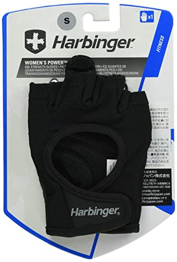Harbinger ハービンジャー パワーグローブ 祝日 女性用 16151 1双 最新コレックション ブラック Sサイズ