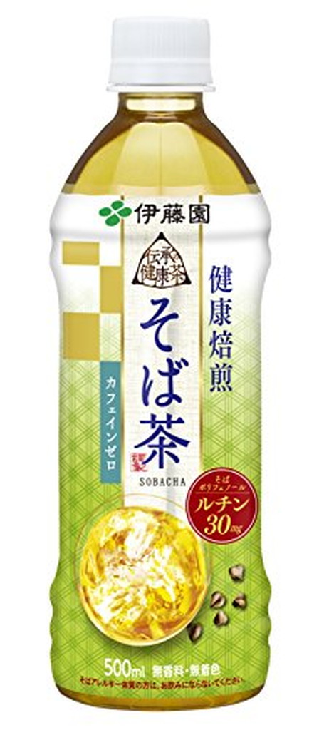 伊藤園 伝承の健康茶 健康焙煎 そば茶(500ml*24本入)【伝承の健康茶】