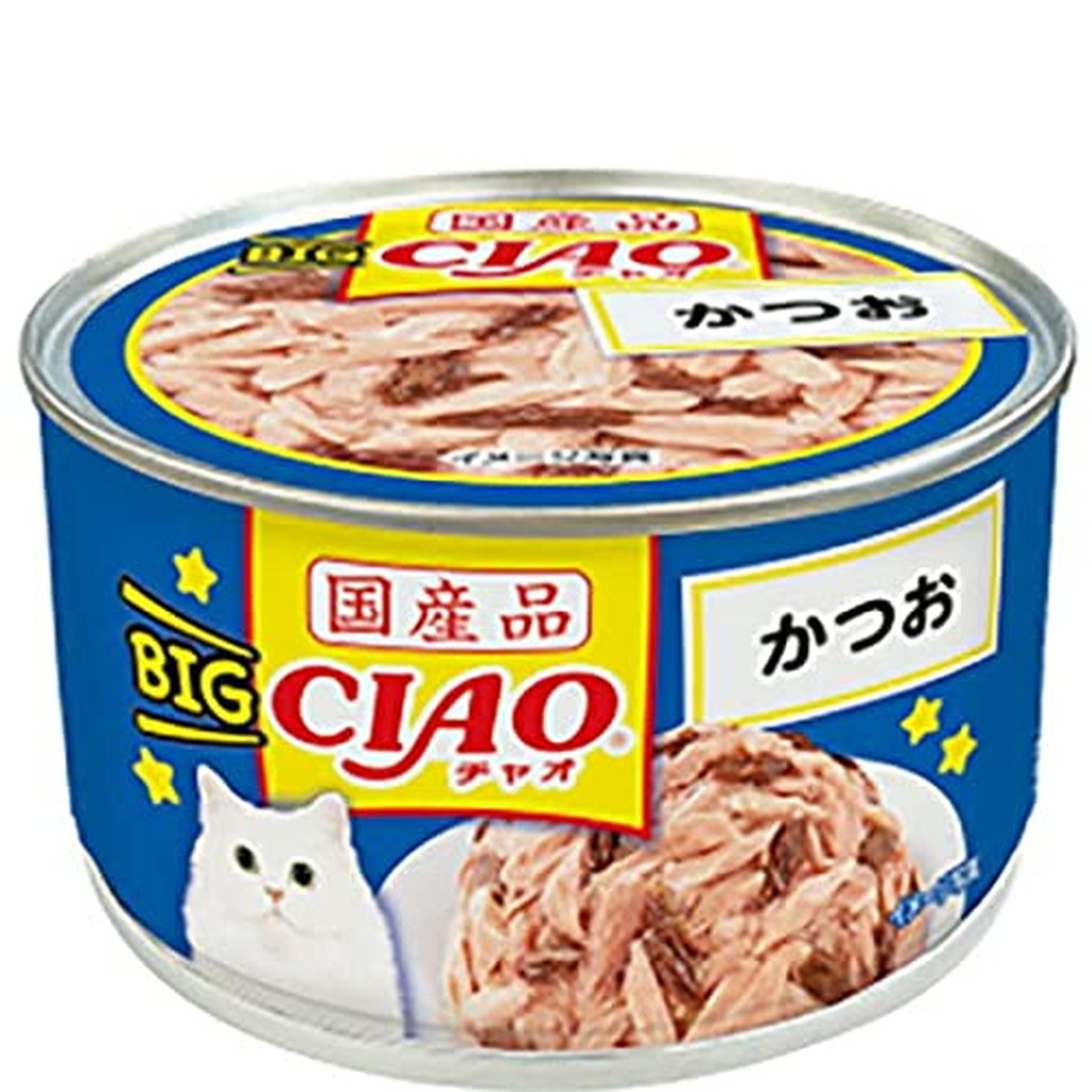 正規品 CIAO BIG CIAO缶 かつお 160g 48缶セット fucoa.cl