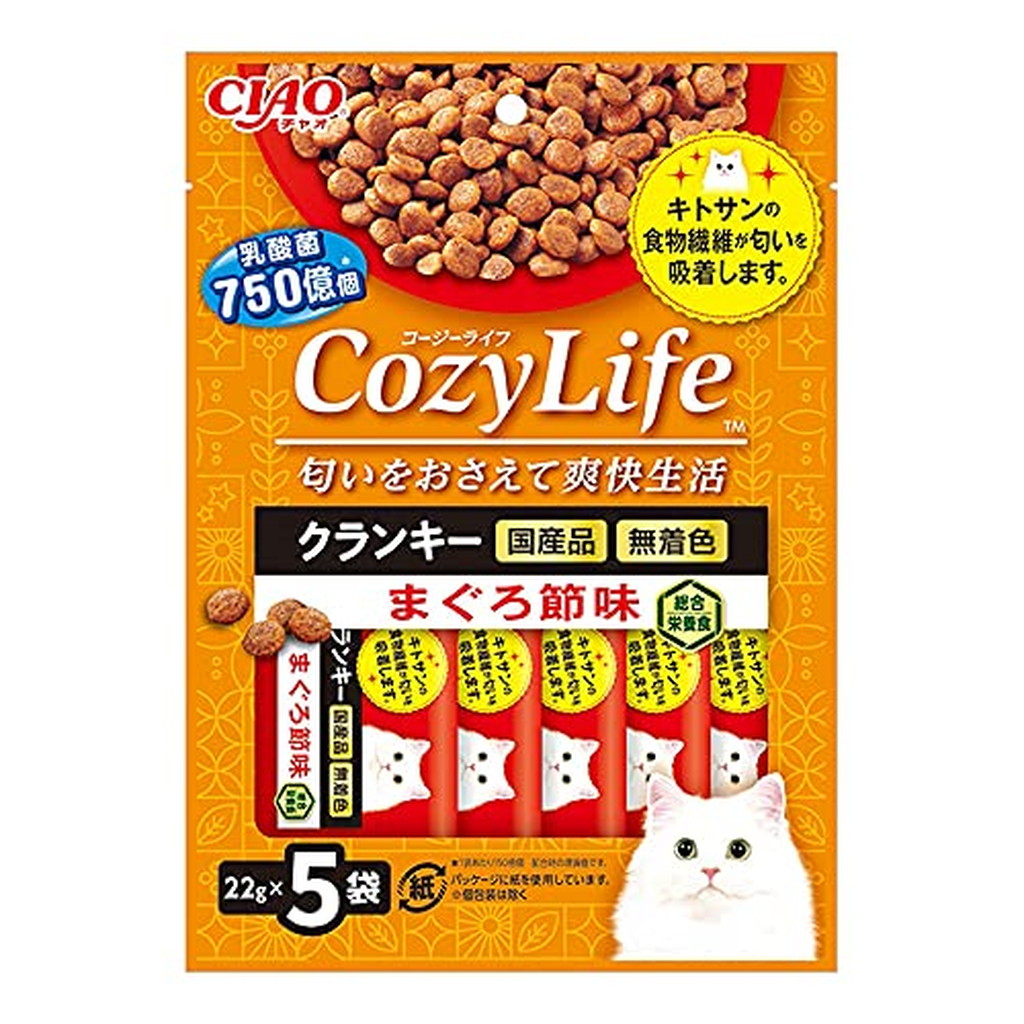 5％OFF CIAO Cozy Life クランキー まぐろ節味 22g 5袋入 48セット fucoa.cl