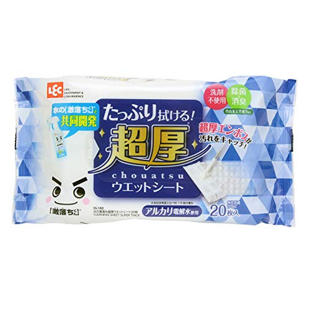 水の激落ちくん 超厚ウェットシート SS-180(20枚入*36袋セット)