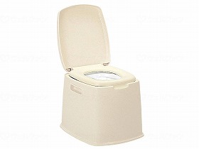 ポータブルトイレS/ﾍﾞｰｼﾞｭ/- 新輝合成 07442