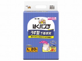 ﾏｰﾔはくﾊﾟﾝﾂうす型肌付き感覚的な経験/ｹｰｽ/L 東陽特紙 3070237