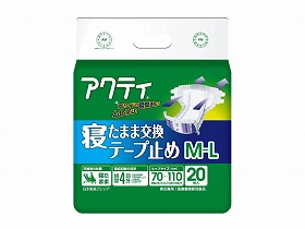 Tｱｸﾃｨ寝たまま交換ﾃｰﾌﾟ止め/ｹｰｽ/M-L 日本製紙クレシア 80346｜生活雑貨のお店！Vie-UP