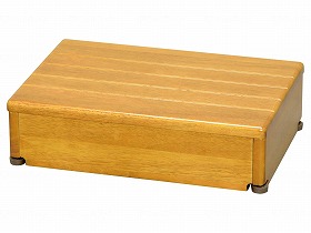 木製玄関台 45W-30-1段 ライトブラウン - アロン化成 535546 送料込!