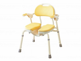 ひじ掛け付ｼｬﾜｰｲｽHP/ﾍﾞｰｼﾞｭ/- アロン化成 535019